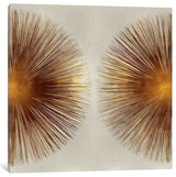 "Bronze Sunburst II" by Abby Young, Canvas Print, 26"x26"