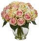 Rose and Hydrangea Bouquet Artificial Arrangement