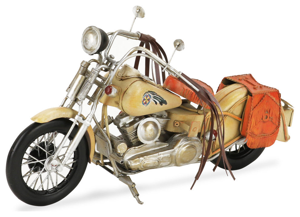 Ready To Rock Motorcycle, Yellow