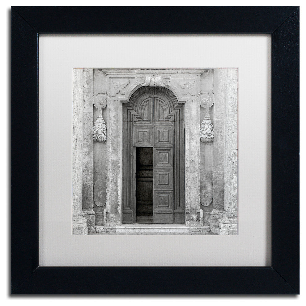 Alan Blaustein 'Tuscany VII' Art, Black Frame, White Mat, 11x11