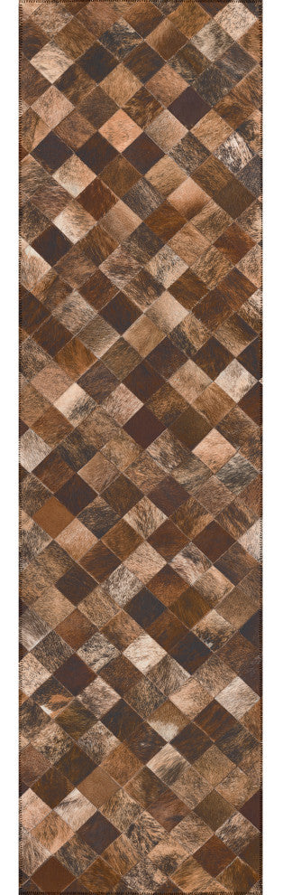 Indoor/Outdoor Stetson SS2 Bison Machine Washable 2'3" x 10' Runner Rug