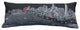 35" Black Chicago Nighttime Skyline Lumbar Decorative Pillow