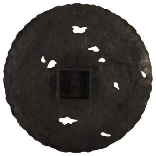 Molten Disc Wall Art, Gold Leaf, Large