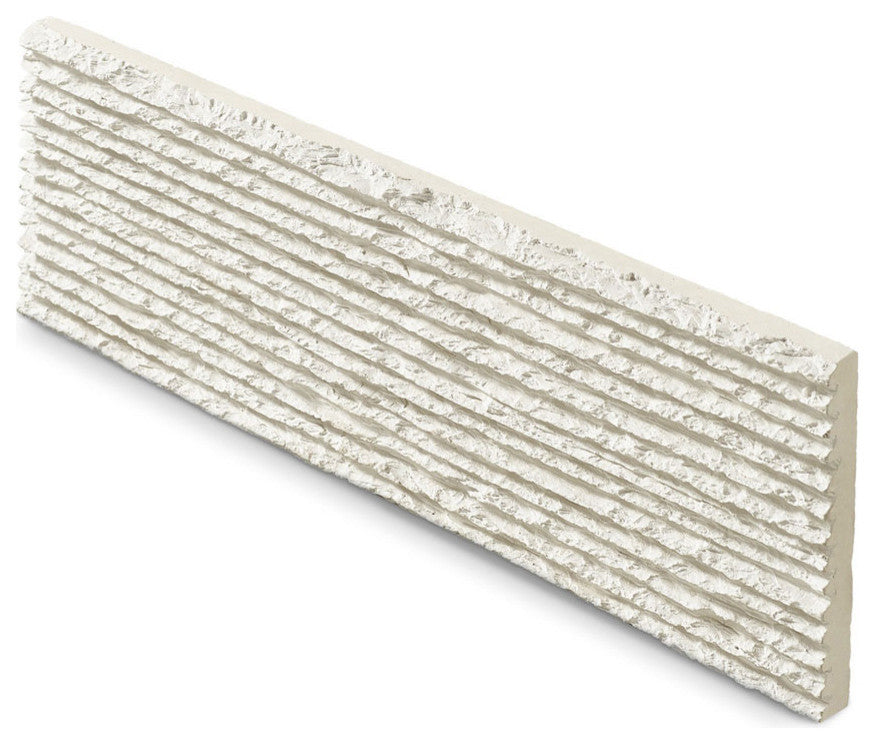 Riscado Concrete Wall Tiles, Set of 8, White, Riscado