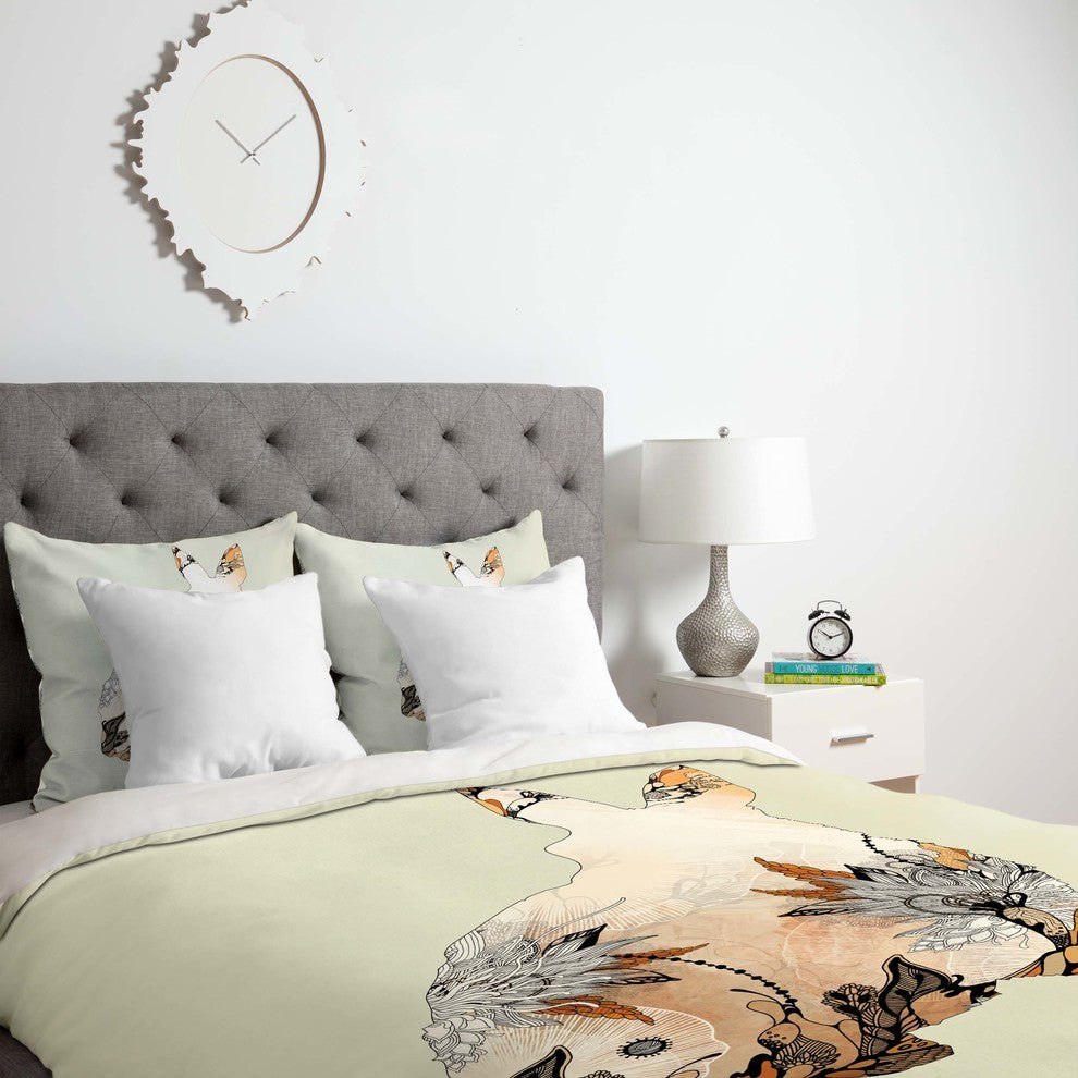 Deny Designs Iveta Abolina Little Rabbit Duvet Cover - Lightweight