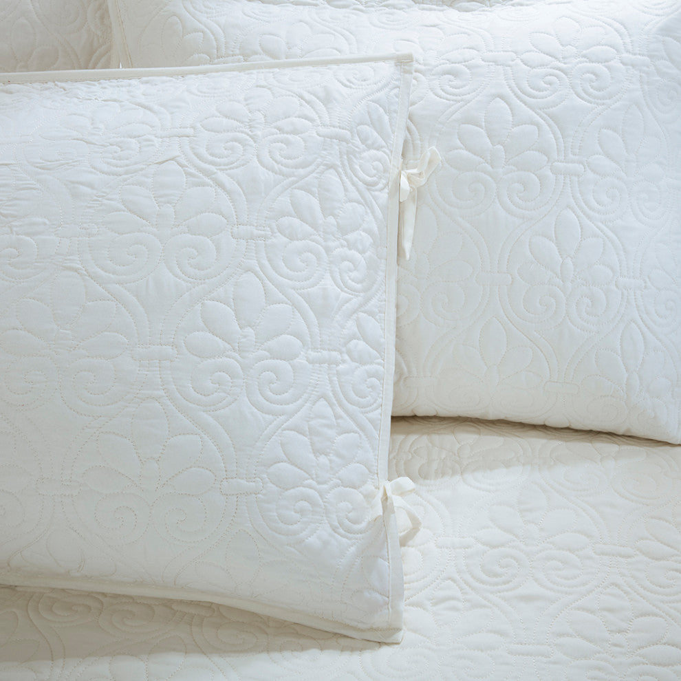 Madison Park Quebec 6 Piece Reversible Daybed Cover Set, White
