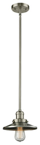 Railroad 1-Light LED Mini Pendant, Brushed Satin Nickel