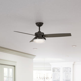 Hunter Fan Company Sentinel Premier Bronze Ceiling Fan With Light/Remote, 52"
