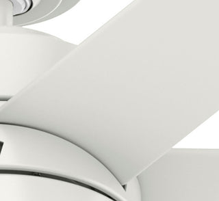 Hunter 72" Solaria Fresh White Ceiling Fan, LED Light Kit, Wall Control