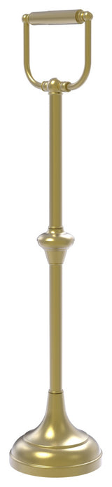 Free Standing Toilet Tissue Holder, Satin Brass