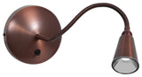 LED, 62089, Gooseneck Wall Lamp, Bronze