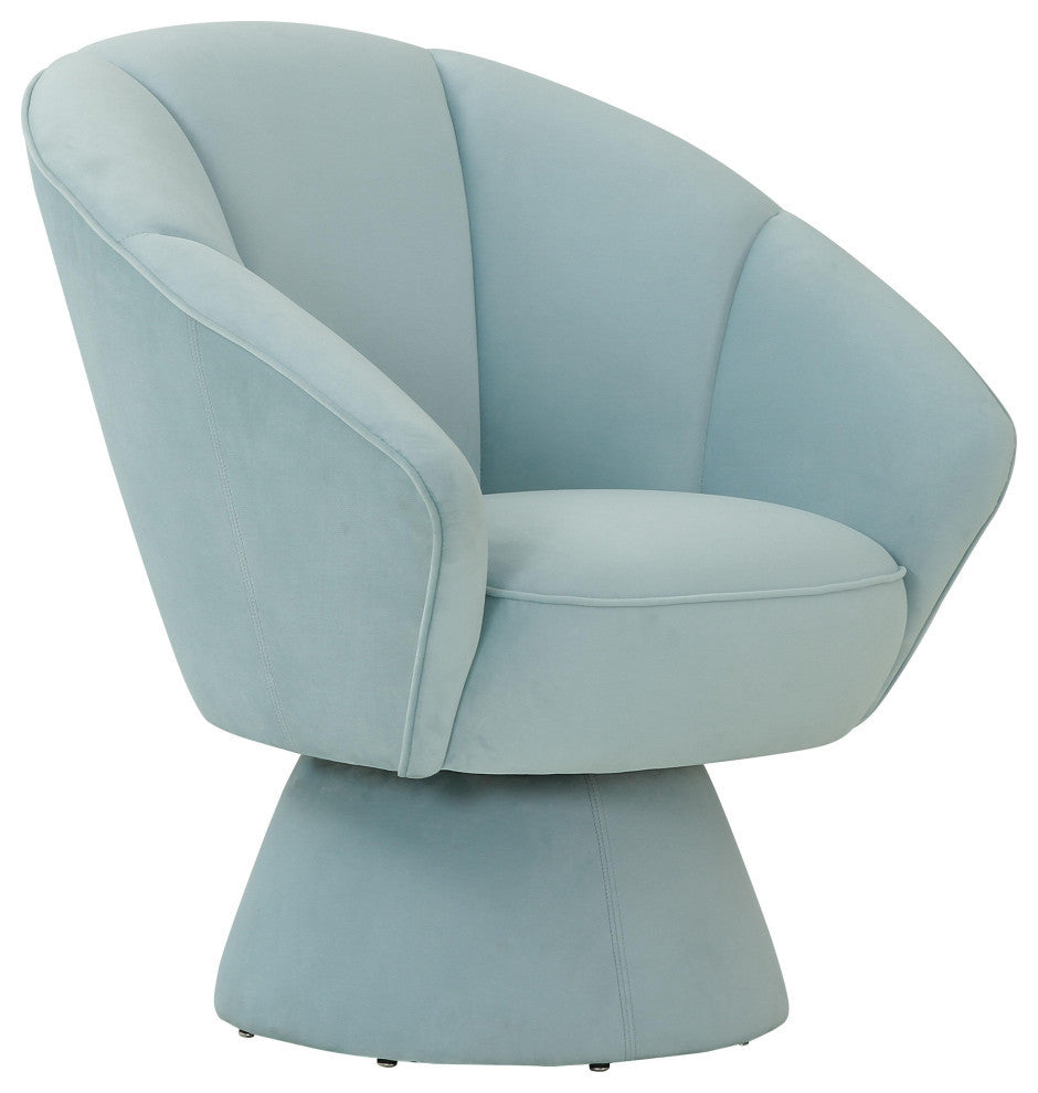 TOV Furniture Allora Light Blue Accent Chair