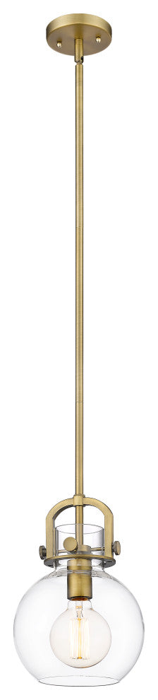 Innovations 410-1S-BB-8CL-LED 1-Light Mini Pendant, Brushed Brass