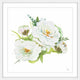 "White Innocence" Framed Painting Print, 18"x18"