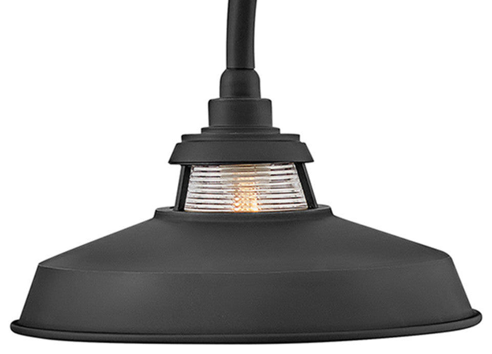 Hinkley Troyer Medium Post Mount Lantern, Black