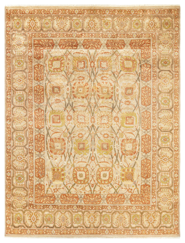 Mogul, One-of-a-Kind Hand-Knotted Area Rug Ivory, 7'10"x10'4"