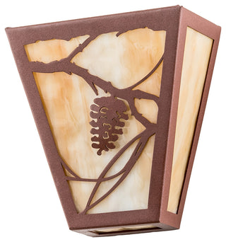 7 Wide Whispering Pines Wall Sconce