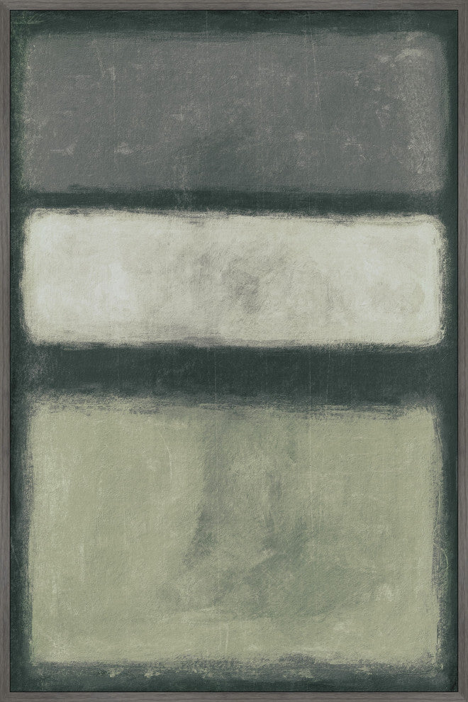 "Direct Influence" Floater Framed Painting Print on Canvas, 30x45