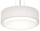 Sanibel 16'' Pendant, Linen White Shade