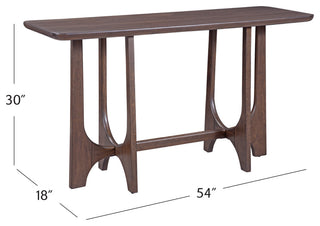 Dunnigan Console Table - Antique Brown