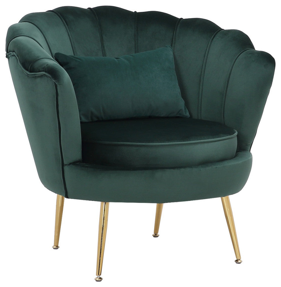 Queen Lounge Chair, Green