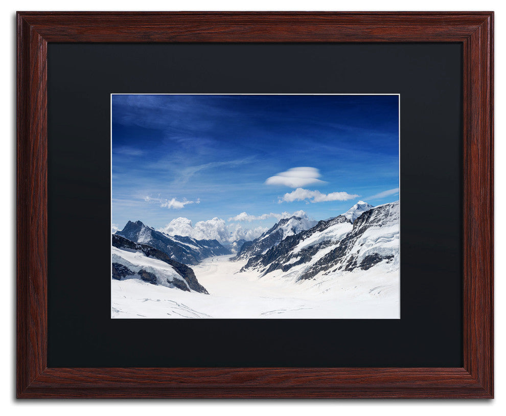 'Distances' Matted Framed Canvas Art by Philippe Sainte-Laudy