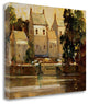 "Steps To The Manor" By Ted Goerschner, Giclee Print on Gallery Wrap Canvas