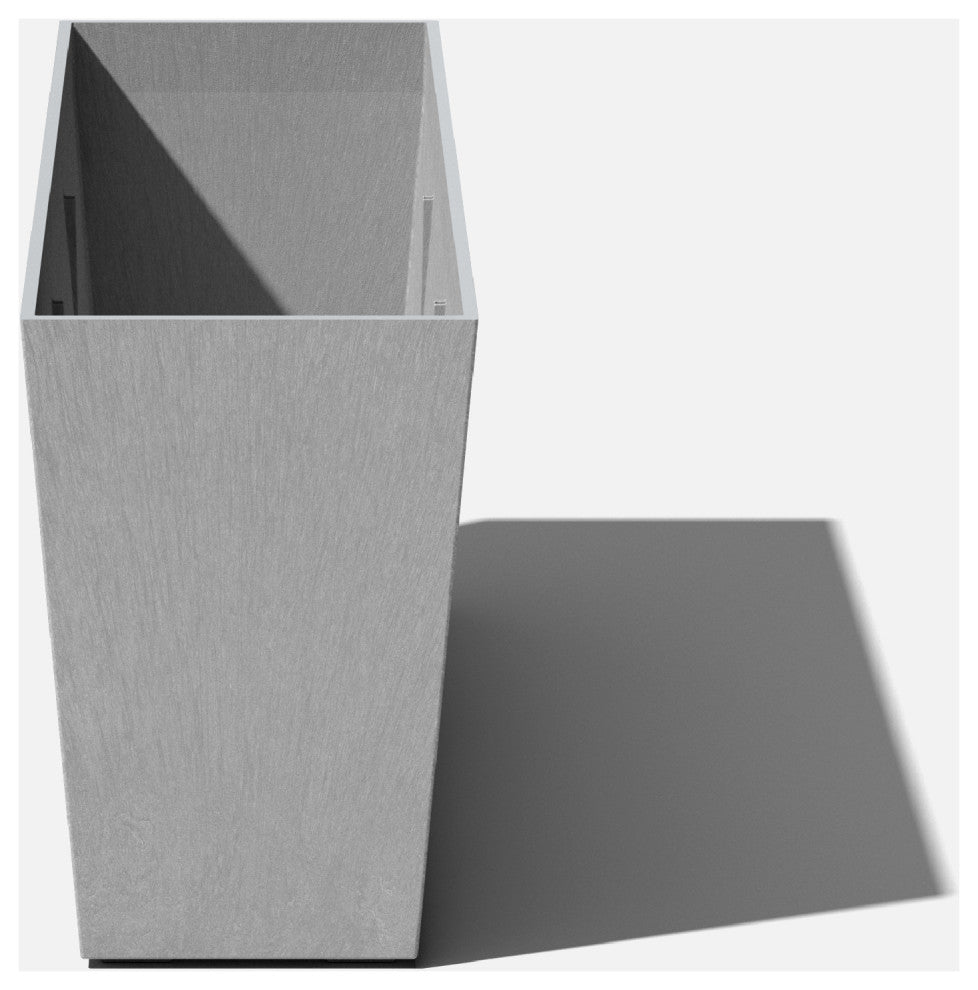 Midori Trough Planter, Grey, 39 Inch, 1 Pack