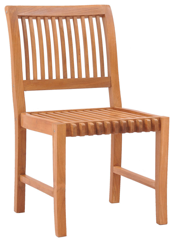 9 Piece Teak Wood Castle Patio Dining Set with Rectangular Extension Table