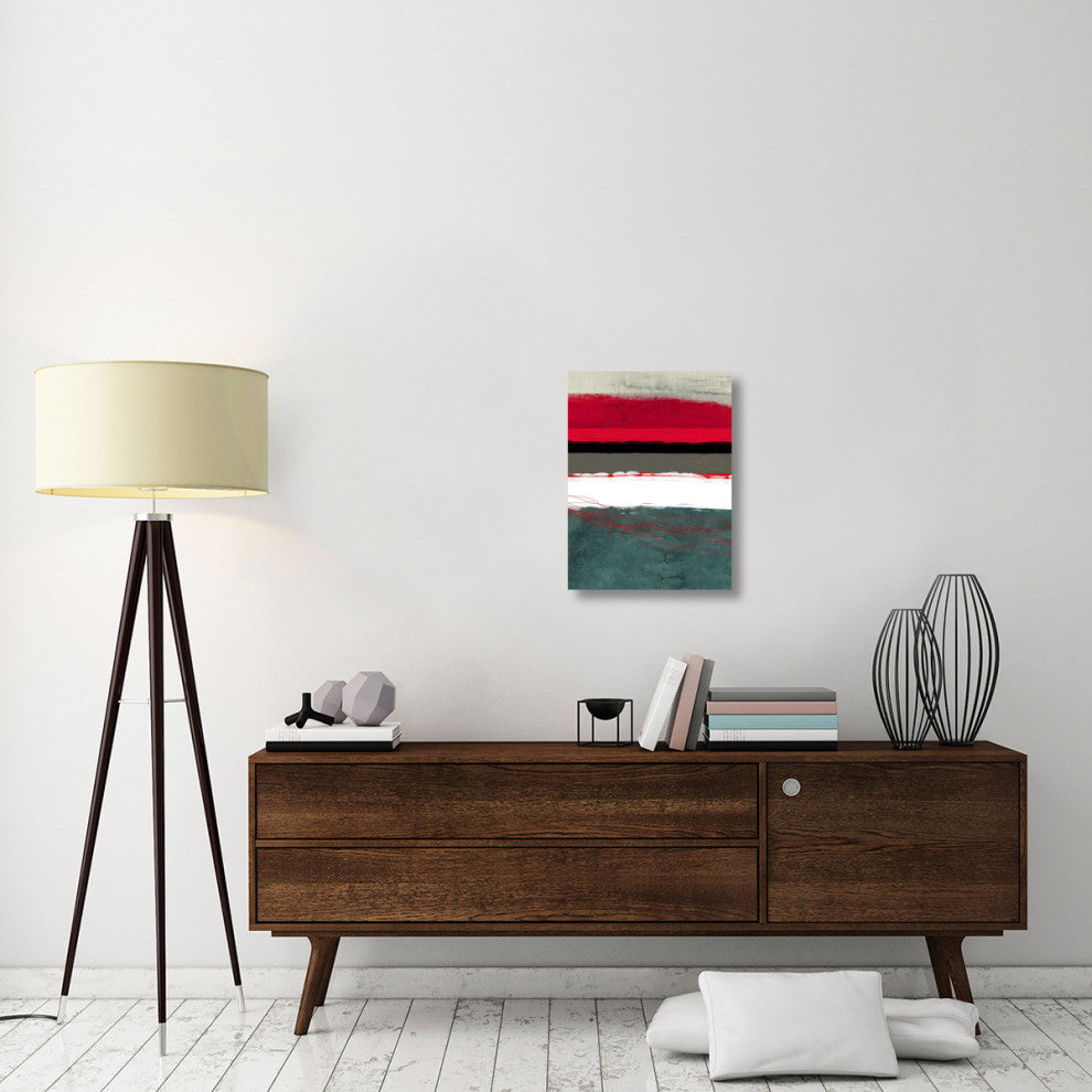 "Abstract Stripe Theme Grey And White" Fine Art Print