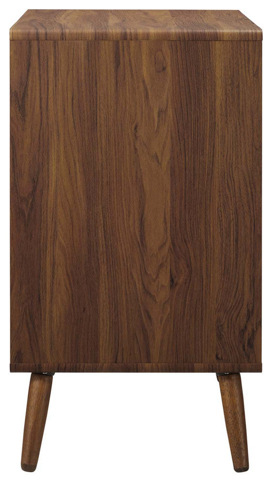 Transmit 3-Drawer Chest, Walnut White