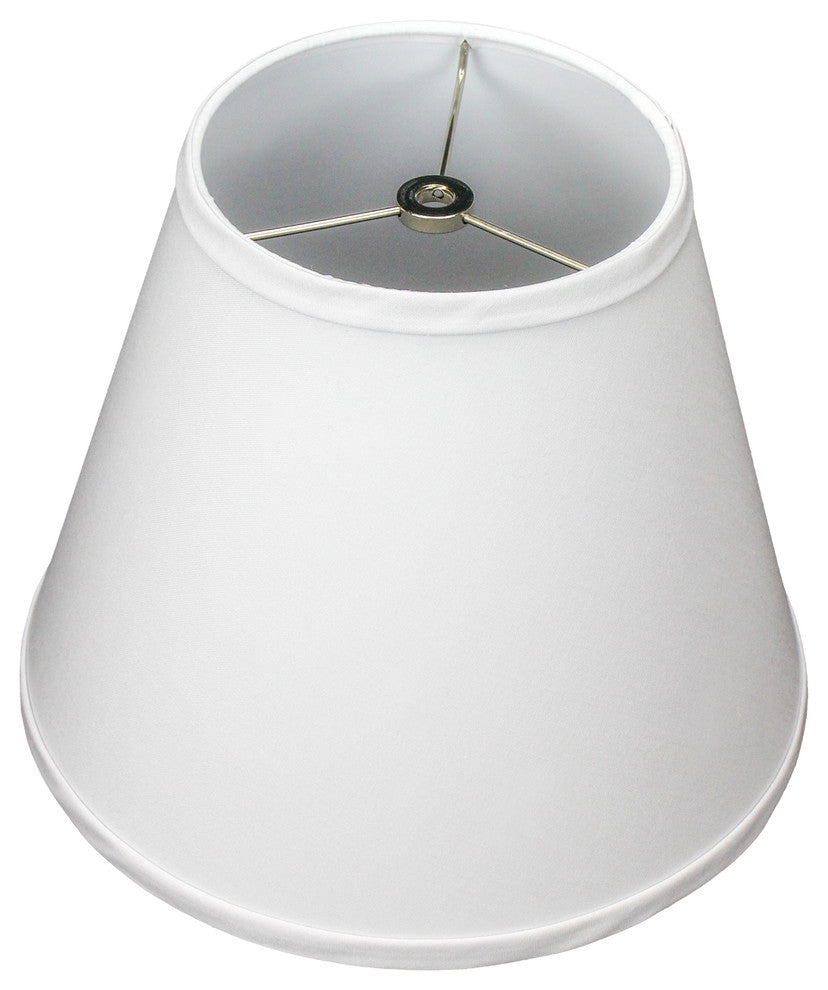 Fenchel Shades, 6"x11"x9" Spider Attachment Empire Lamp Shade, Linen