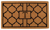 Pantera Monogram Doormat, Extra-Thick 18"x30", Letter T