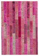 Rug N Carpet - Handwoven Turkish 6' 9" x 10' 0" Contemporary Patchwork Area Rug