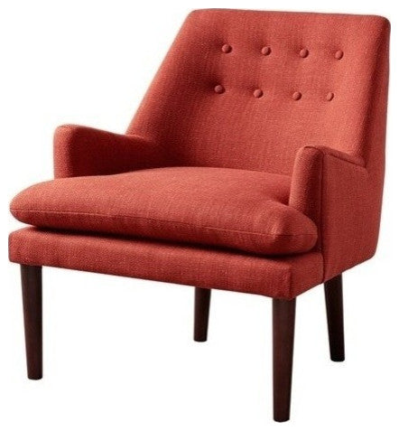 Madison Park Taylor Mid-Century Accent Chair, Red