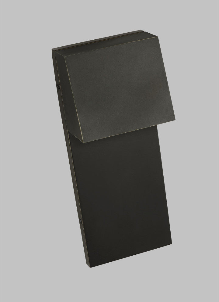 Rocha Medium LED Outdoor Wall Lantern, Antique Bronze