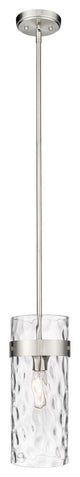 Zlite 3035P6-BN 1-Light Pendant, Clear
