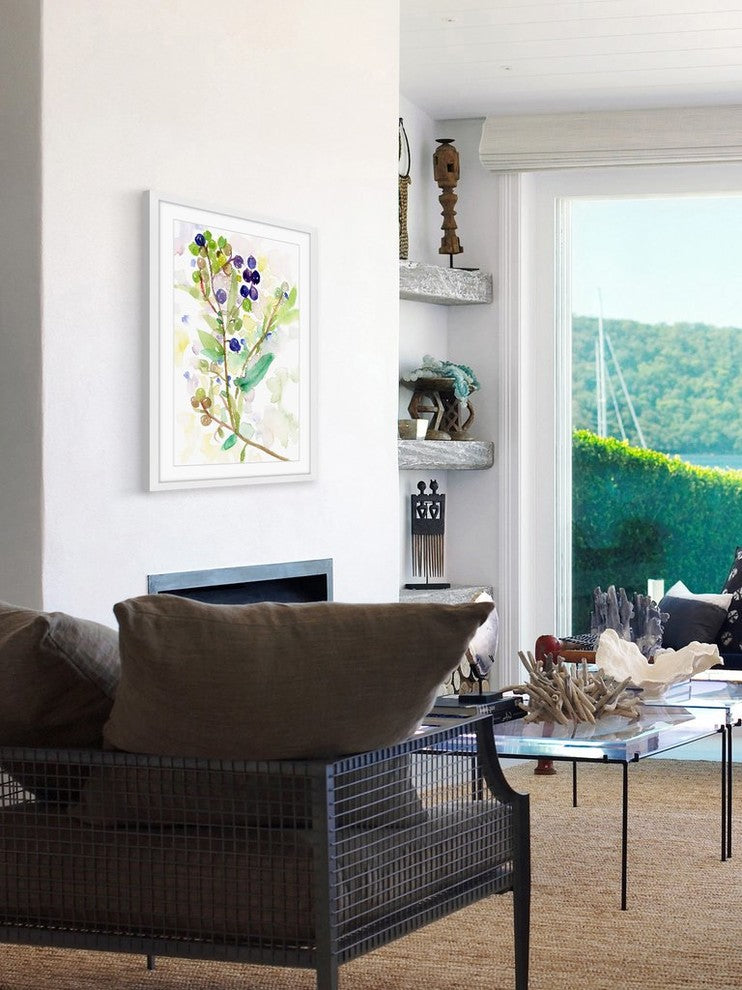 "Grape Vine" Framed Painting Print, 30"x45"