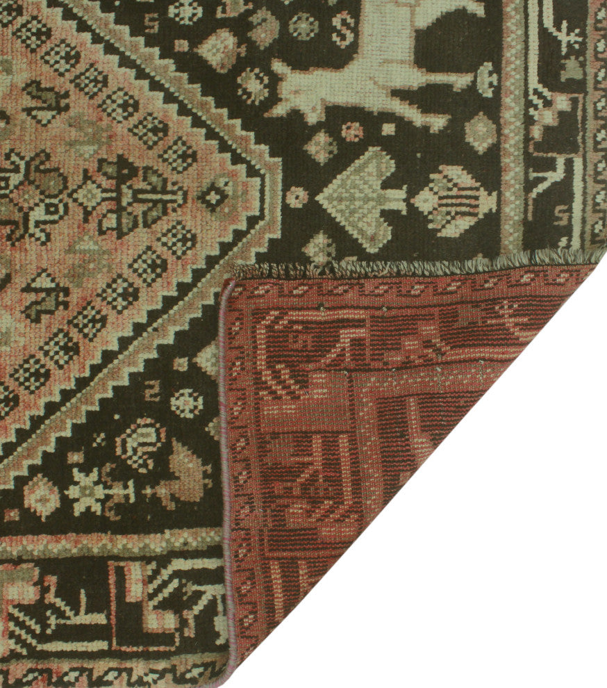 Fine Vintage Distressed Stella Rust Rug
