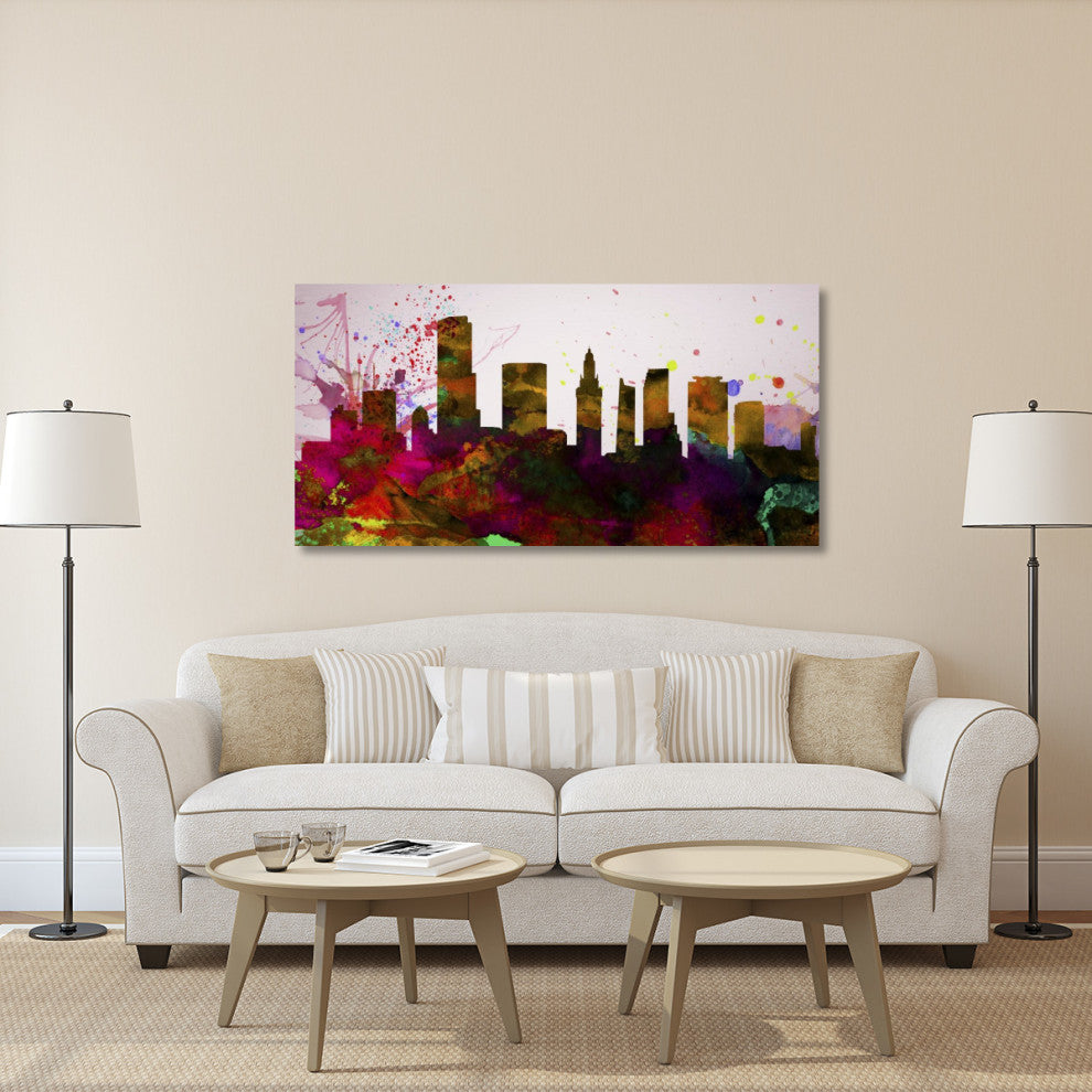"Miami City Skyline" Fine Art Print