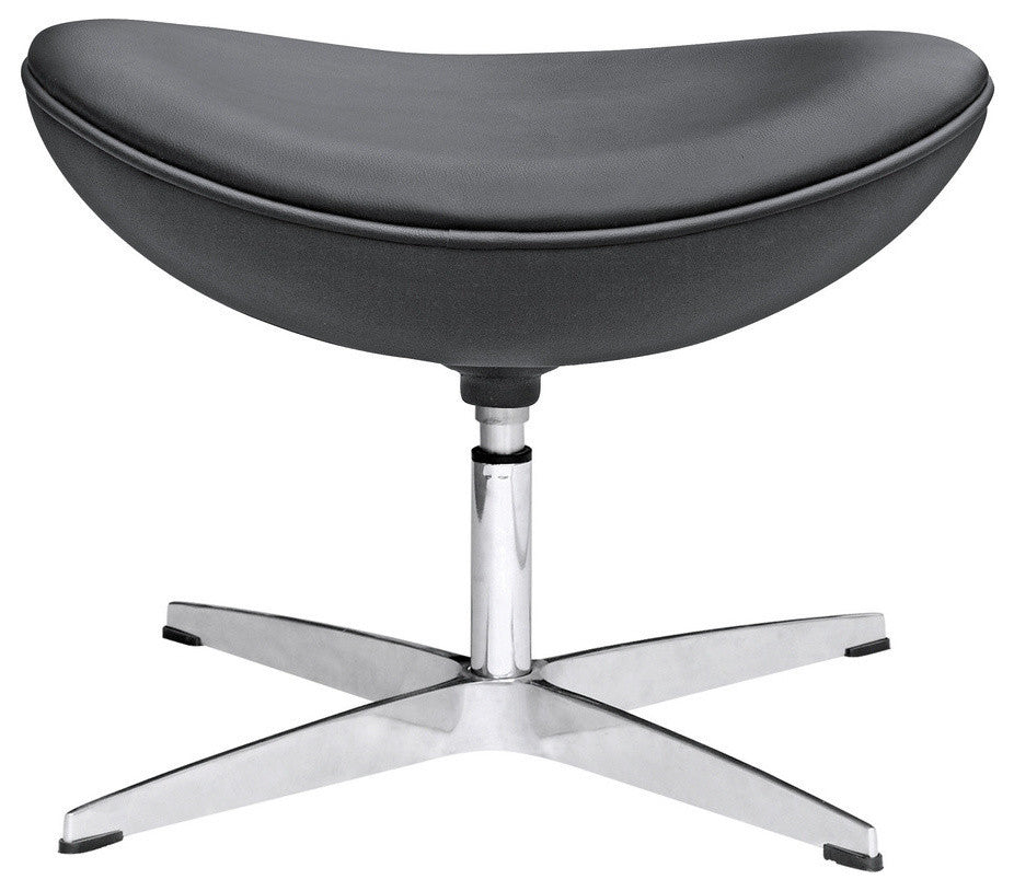 Modern Classics Inner Ottoman Leather, Black