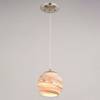 Vaxcel Lighting P0407 Milano 6"W Mini Pendant - Matte Black