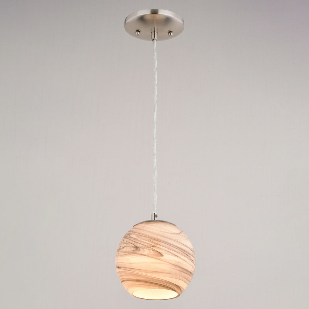 Vaxcel Lighting P0407 Milano 6"W Mini Pendant - Matte Black