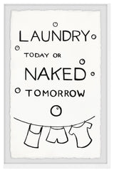 "Naked Tomorrow" Framed Painting Print, 16x24