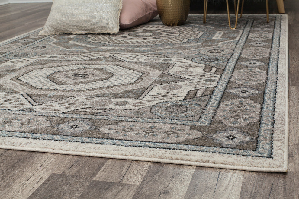 Everett Vintage Transitional Soft touch Area Rug By Rugs America, 5'' X 7''