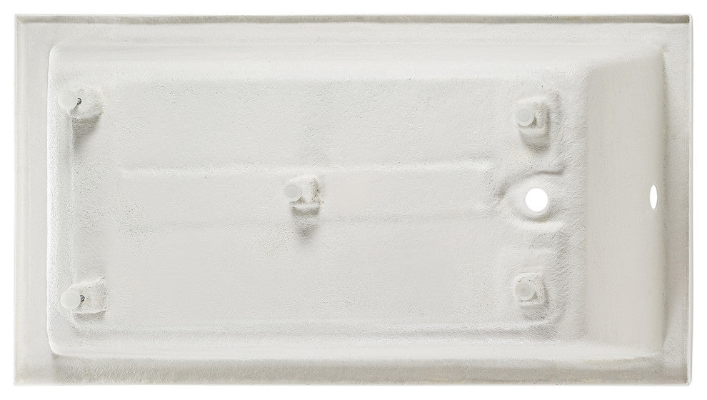 Voltaire Acrylic With Integral Tile Flange, 60"x30", Right Hand Drain