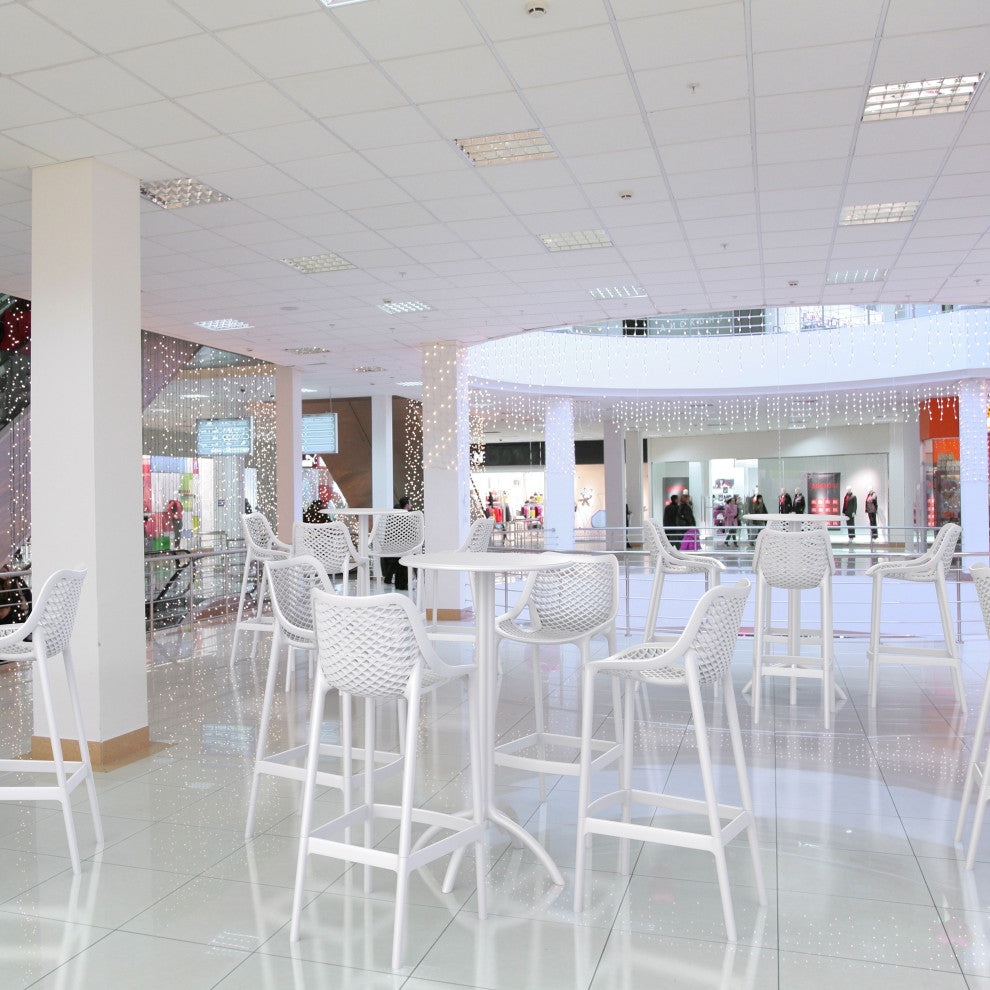 Compamia Air Bar Stools, Set of 2, White