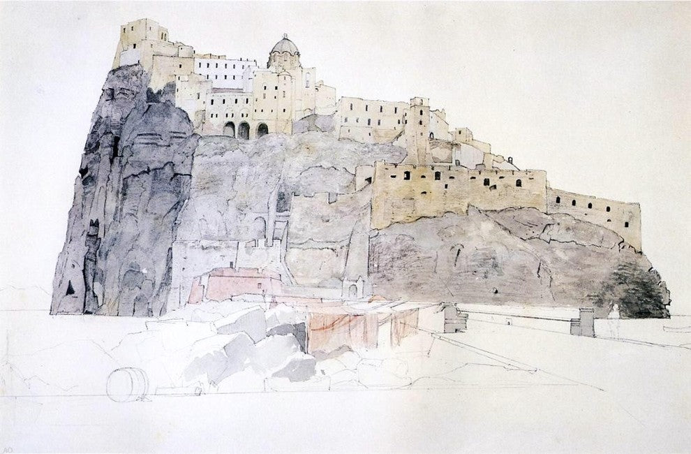 William Stanley Haseltine Ischia, 18"x27" Gallery Wrapped Canvas Print