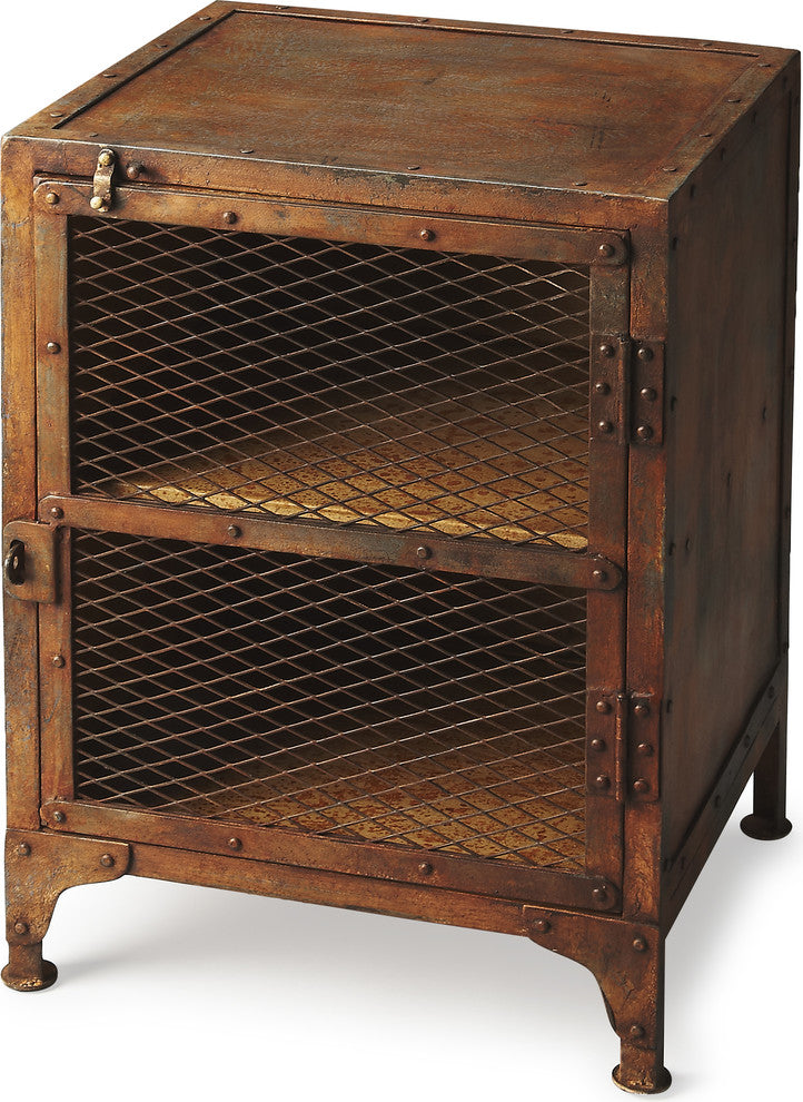 Lucas Industrial Chic End Table