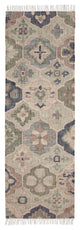 Dash & Albert Pali Blue Handwoven Jute Rug, Blue, Runner-2'6" x 8'